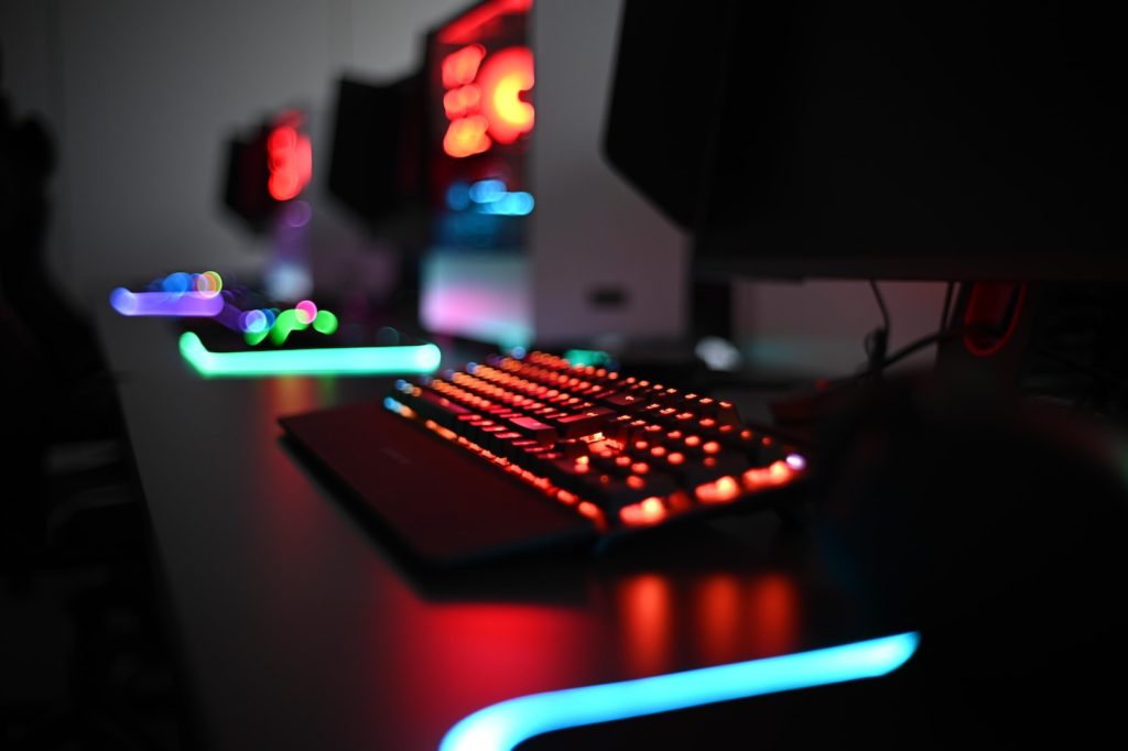 Image d'un clavier gaming.